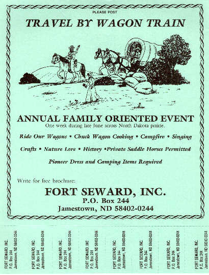 Free Flyer to Post about our Covered Wagon Train