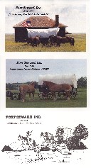 6 Wagon Train Postcards with your donation
